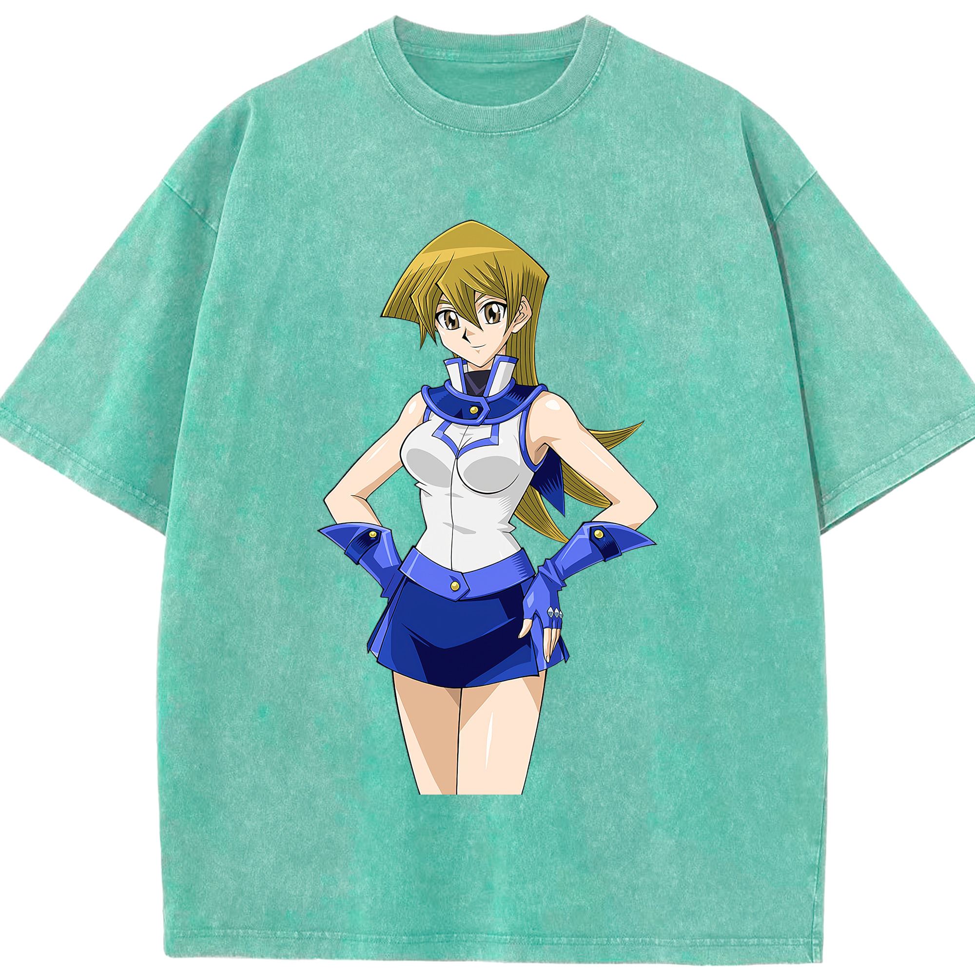 （画像用） 遊☆戯☆王 Yu-Gi-Oh! 綿100% ヴィンテージ風 半袖Tシャツ（フロントプリント）